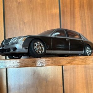 Luxury Black and Silver Model Car